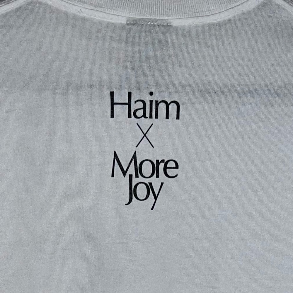 Christophe Kane x HAIM More Joy “Este” Tee – Exclusive UK Tour 2023 Edition